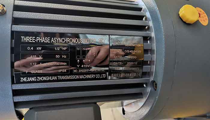 Three phase motor of jib crane rotating system for UAE project 