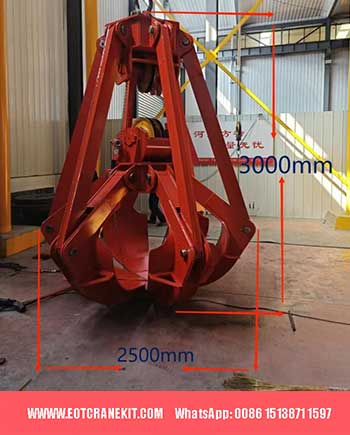 ouble rope 6 jaws orange peel mechanical grab ouble rope 6 jaws orange peel mechanical grab