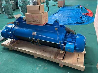 Suspension wire rope hoist 10 ton for underslung crane for sale at cost-effective price 