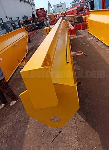 Econcomial under running overhead bridge crane from China sold to Nigeria 