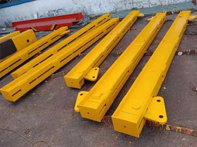 10 ton single girder under running overhead crane 10 end carriages 