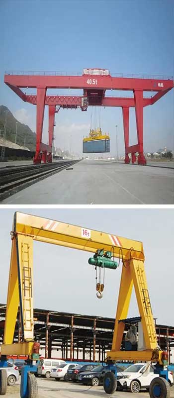 custom gantry crane and goliath crane for Port and container handling