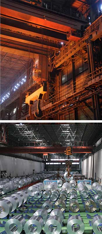 Steel mill overhead crane and bridge crane