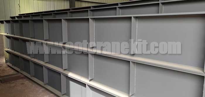 Crane runway beam of 6.3 ton overhead crane system 