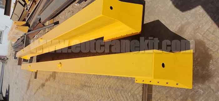 Main girder of low headroom mobile gantry crane 5 ton 