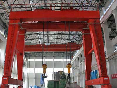 Economical gantry crane 20 ton for indoor use