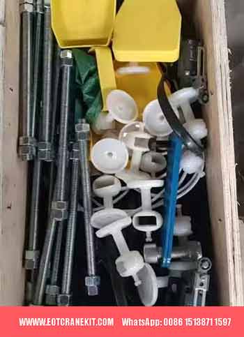 Small parts and spare parts of 2 ton kbk rail crane for sale UK at good price 