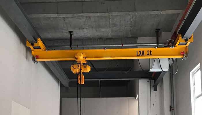 Narrow Span Single Girder Bridge Crane with Underhung Design 1 Ton :