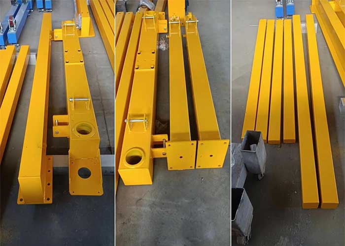 3 ton adjustable gantry crane main steel structure 