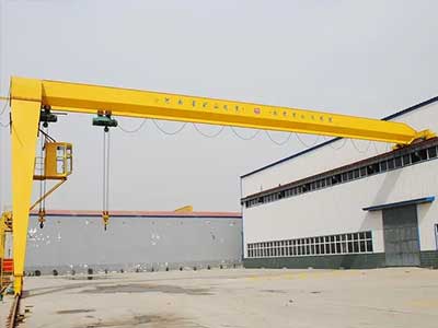 Single Girder Single Girder Double Hoist Gantry Crane:
