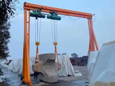 Portable Double Girder Hoist Cranes: