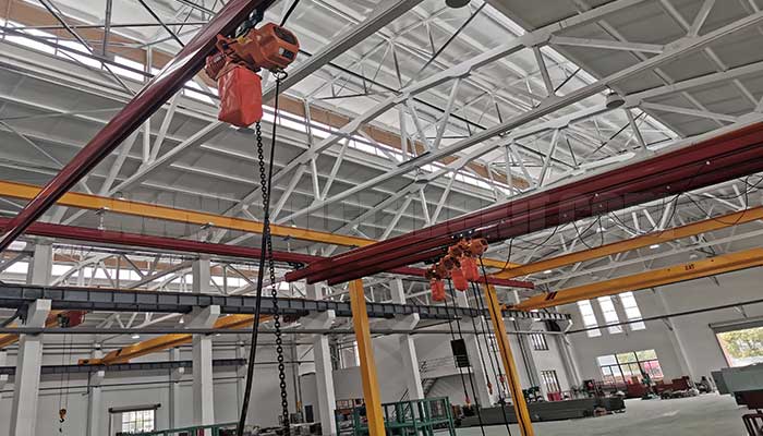 Floor mounted freestanding kbk crane with single girder kbk rail for light loads handling Floor mounted freestanding kbk crane with single girder kbk rail for light loads handling