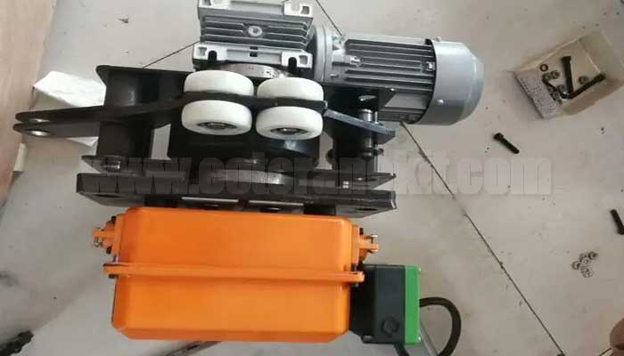 Electric trolley for quick and high efficiency workstation kbk cranes  Electric trolley for quick and high efficiency workstation kbk cranes