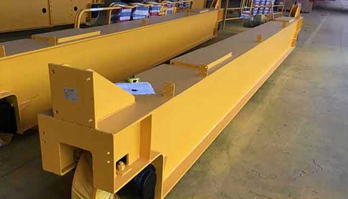 Double girder crane end carriages 