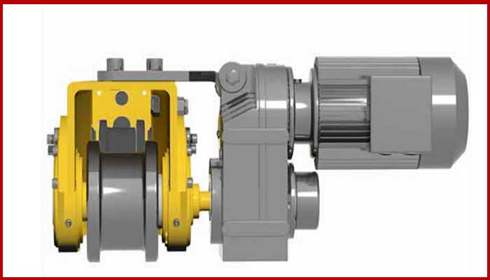 European end carriages with wheel head