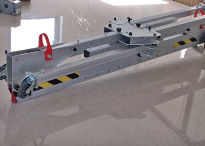 Foldable gantry crane folded to save your space  Foldable gantry crane folded to save your space