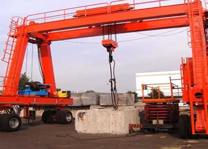Heavy Duty Rubber Tyred Wheel Rolling Gantry Crane Design Features: Heavy Duty Rubber Tyred Wheel Rolling Gantry Crane Design Features: