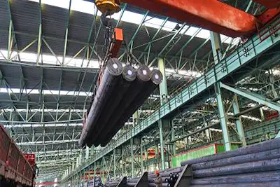 Steel Bar and Rod Handling double girder overehead electric crane