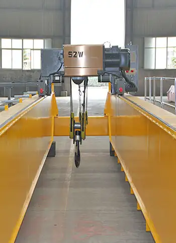 Double Girder Overhead Crane for steel product storage