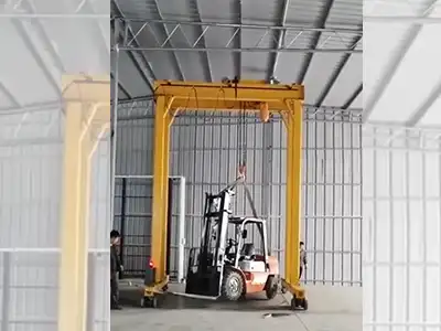 Roller Travelling Double Beam Rolling Gantry Crane 5 Ton, 10 Ton 