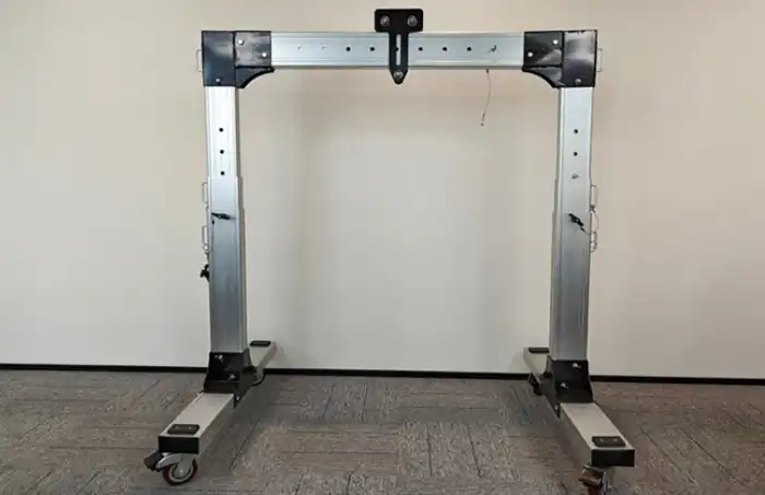 LT6 Telescopic Aluminum Gantry Crane with Adjustable Height and Span 1 Ton 2 Ton 