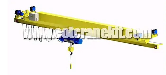 Underhung single girder overhead crane with cd/md electric hoist 2 ton, 3 ton, 5 ton, 10 ton  Underhung single girder overhead crane with cd/md electric hoist 2 ton, 3 ton, 5 ton, 10 ton
