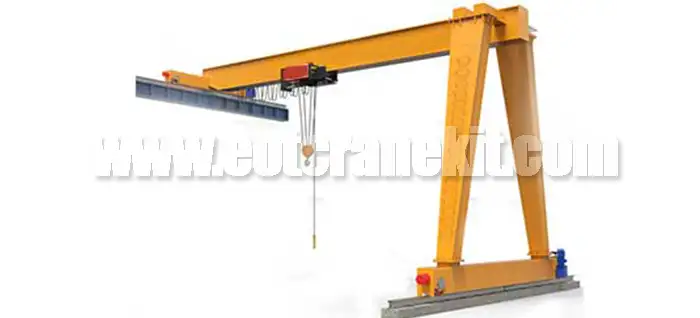 semi gantry crane with European style electric hoist semi gantry crane with European style electric hoist