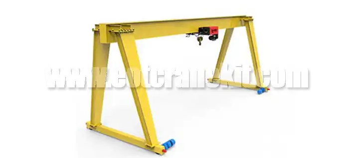 single girder gantry crane with European style electric hoist single girder gantry crane with European style electric hoist