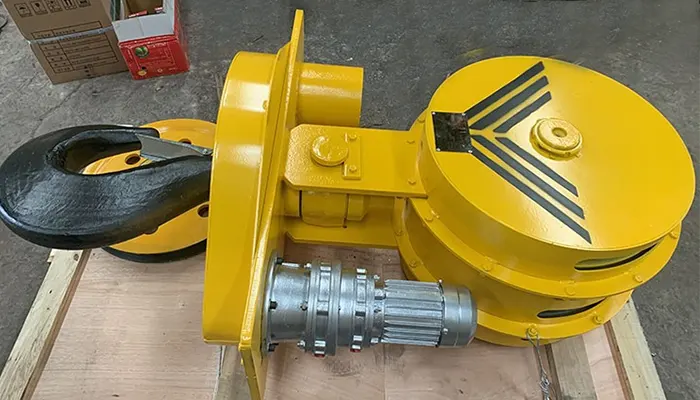Cutomized electric motorized rotary crane hook for sale 