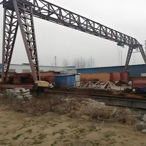 Outdoor Gantry Crane with Truss Girder Design for Mixed Scrap Yard