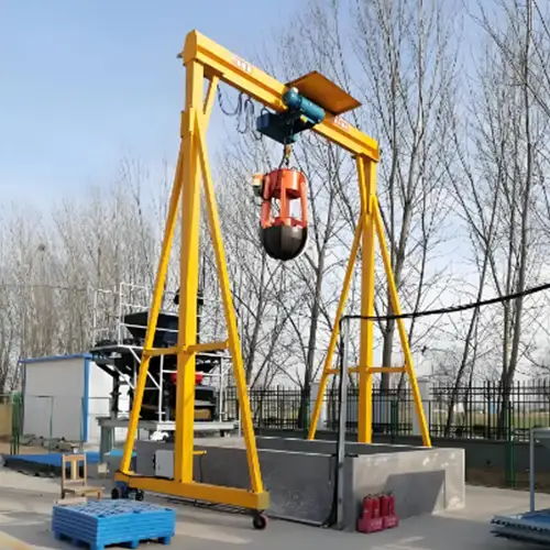 Specialized Orange Peel Grab Portable Gantry Cranes