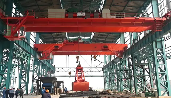 Thermal Plant ash handling overhead crane