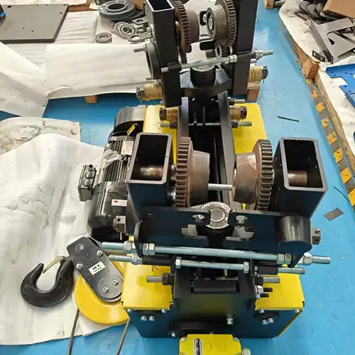 European Style Curved Track Monorail Electric Hoists