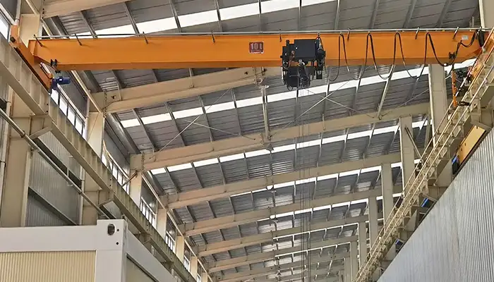 European-Style Top Running Single Girder 10 Ton Bridge Crane