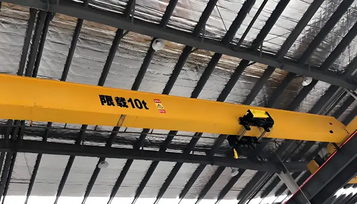 Low Headroom Single Girder 10 Ton Bridge Crane: