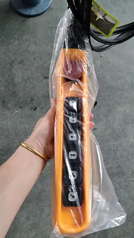 Pendant control of kbk rail crane system 