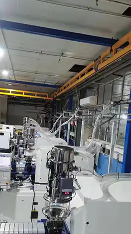 Low profile modular crane system for indoor material handling 