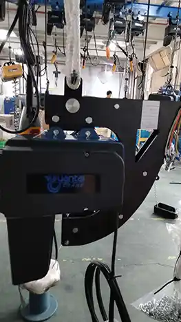 Electric hoist for modular kbk crane system 