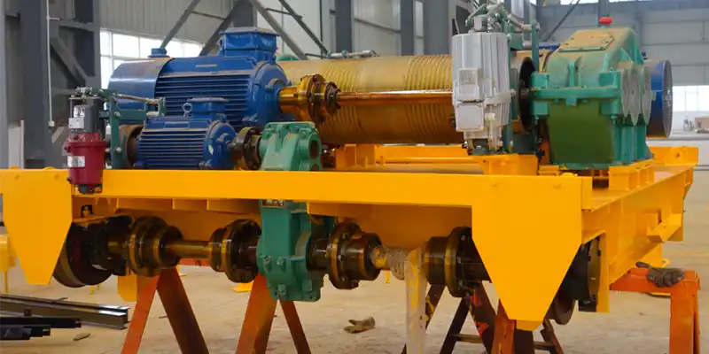 Chinese style open winch