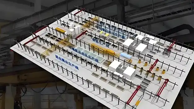 Overhead bridge cranes, gantry cranes for precast concrete manfuaturing plant with typical layouts