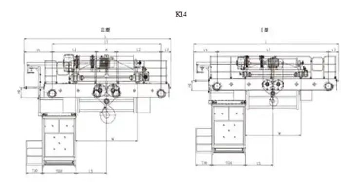 A 6 Working Duty QDX Heavy Duty Bridge Crane Specification 5 Ton and 10 Ton