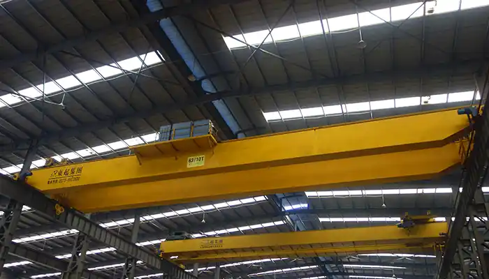 63 ton/10 ton open winch heavy duty open winch trolley overhead bridge crane 