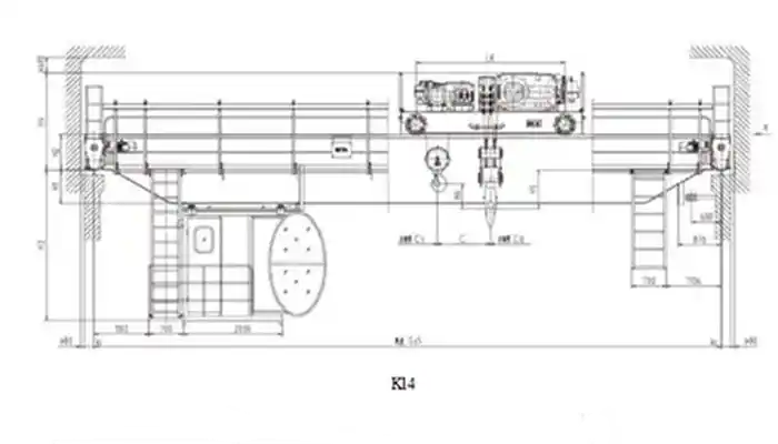 A 6 Working Duty QDX Heavy Duty Bridge Crane Specification 5 Ton and 10 Ton