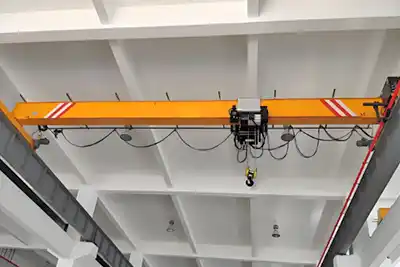 European style overhead bridge crane single girder