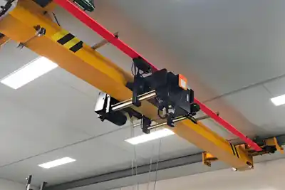 European style under running overhead bridge crane