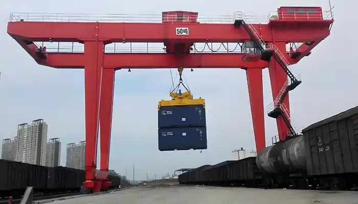 railway container crane- rail mounted gantry crane