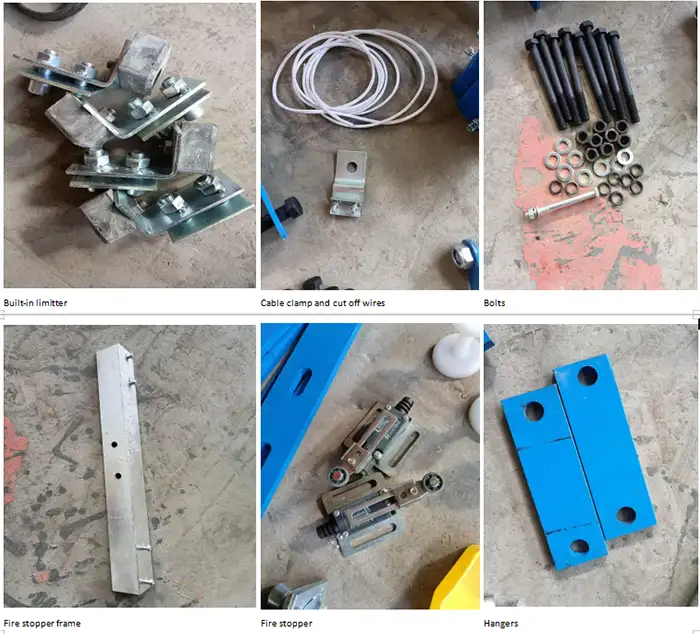 Modular kbk crane parts and components 