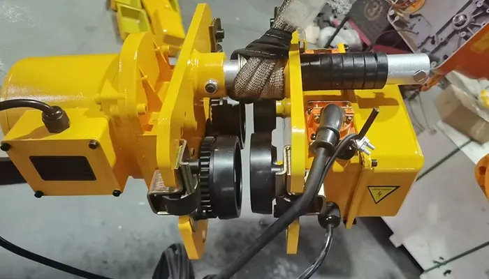 Electric motorized hoist trolley 