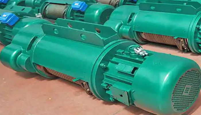 explosion proof wire rope hoist with fixed type design