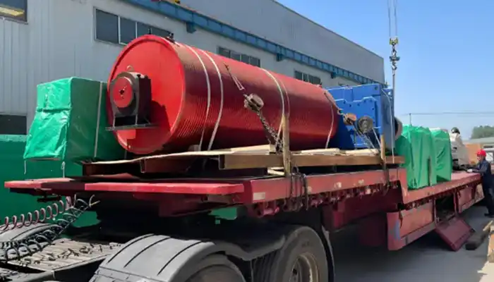European style open winch trolley for top running double girder overhead crane 150 ton 